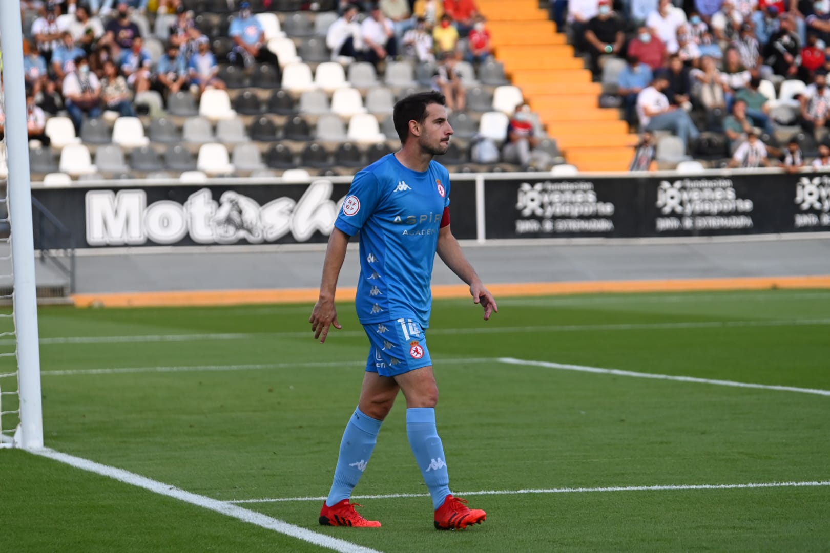 Julen Castañeda, en el encuentro ante el Badajoz.