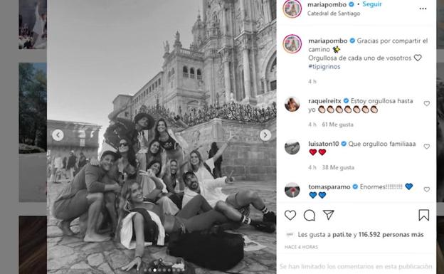 María Pombo y sus amigos 'influencers' llegan a Santiago