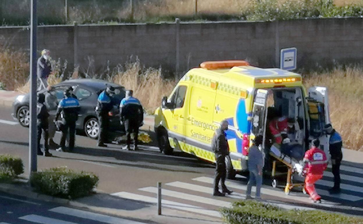 El hombre asistido necesitó traslado al Hospital de León.