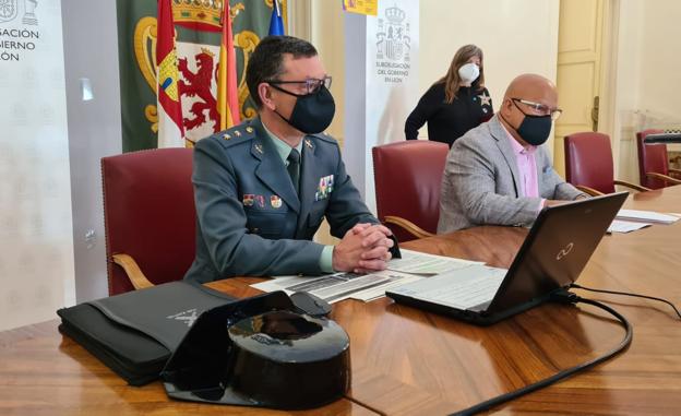 Rueda de prensa para presentar las novedades del 'Equipo @' de la Guardia Civil.