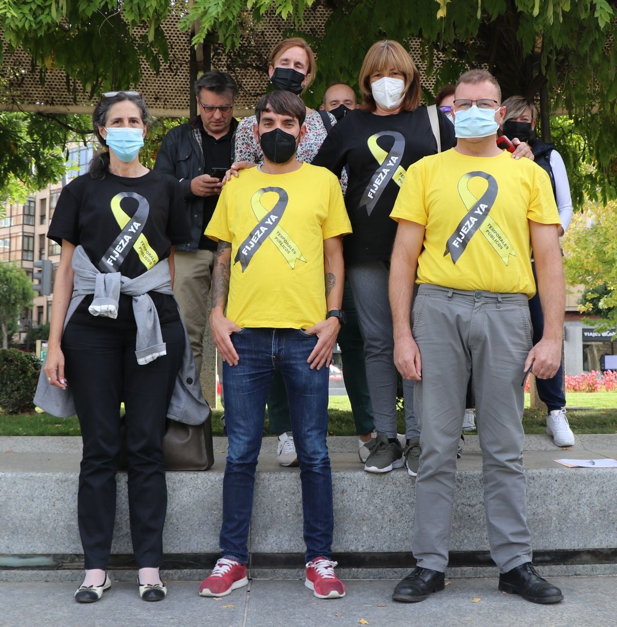 La Plataforma de Trabajadores Públicos Temporales ha realizado una jornada informativa en el primer día de paro nacional