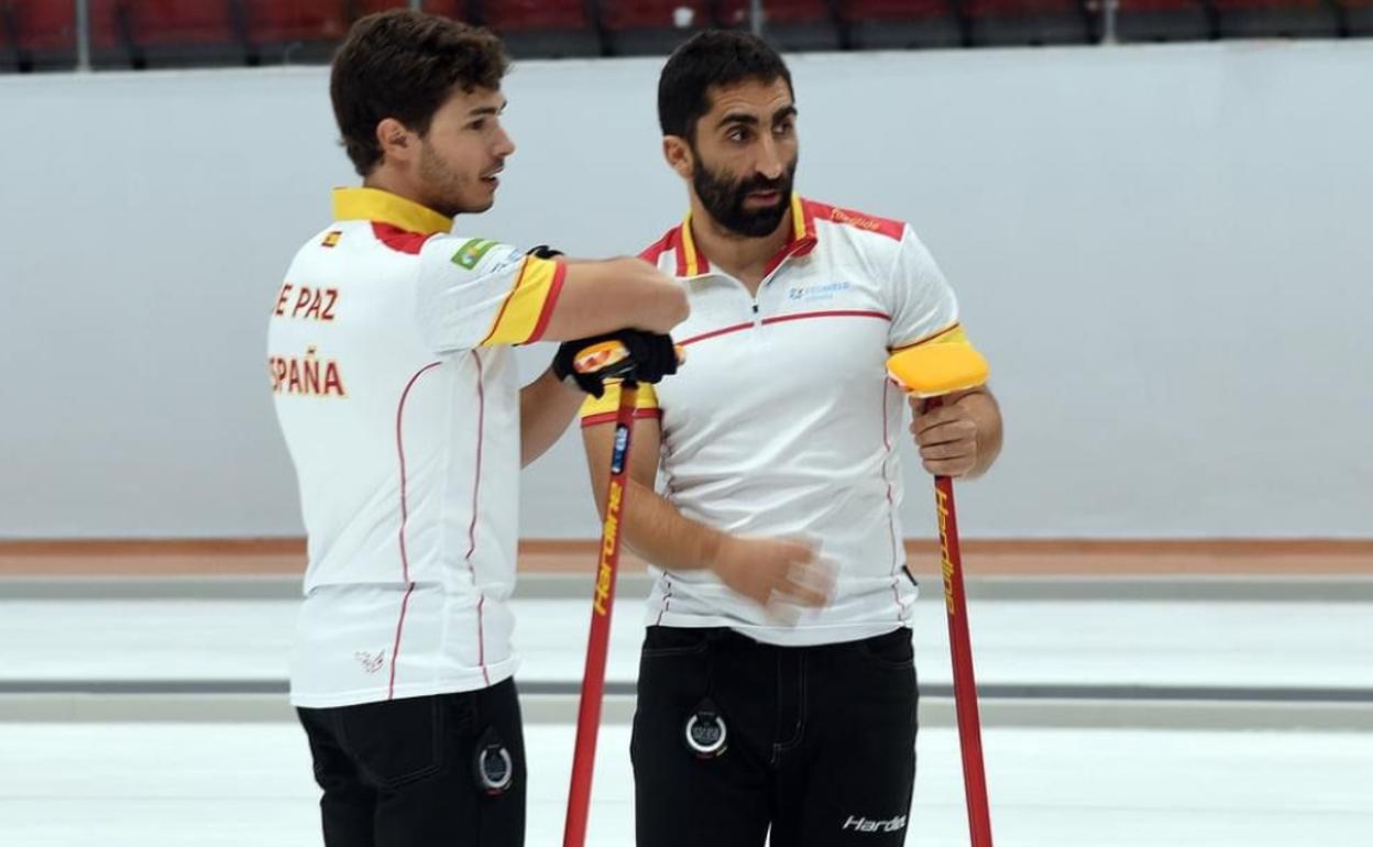 Edu de Paz, durante uno de los partidos disputados en este torneo.