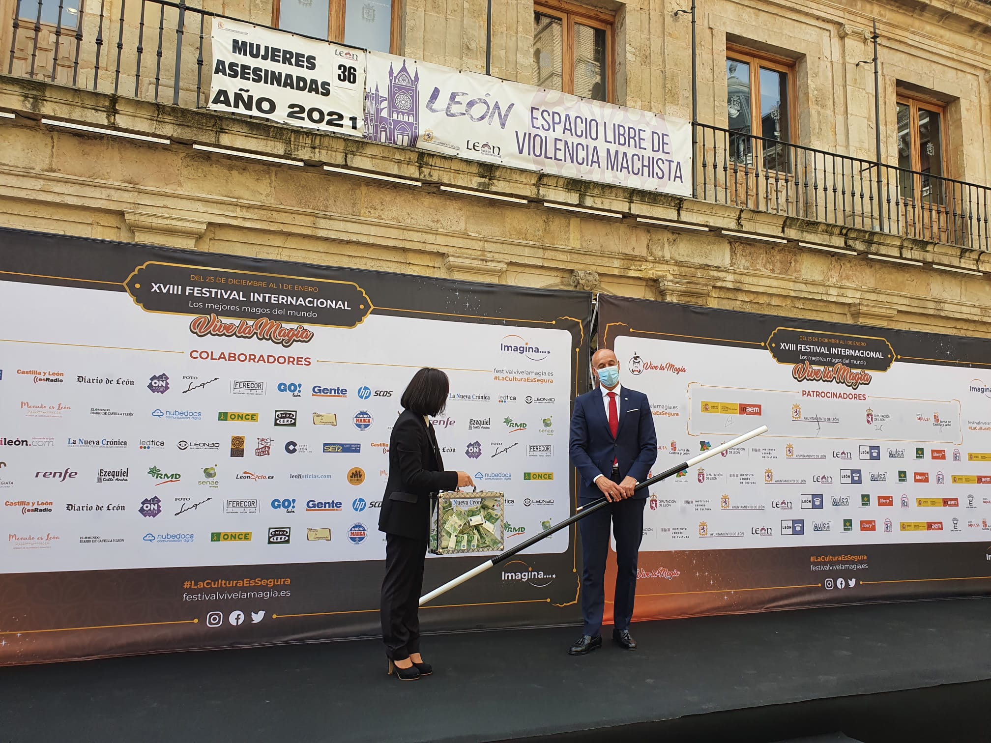 Presentación de la XVIII edición del Festival Internacional León Vive la Magia.