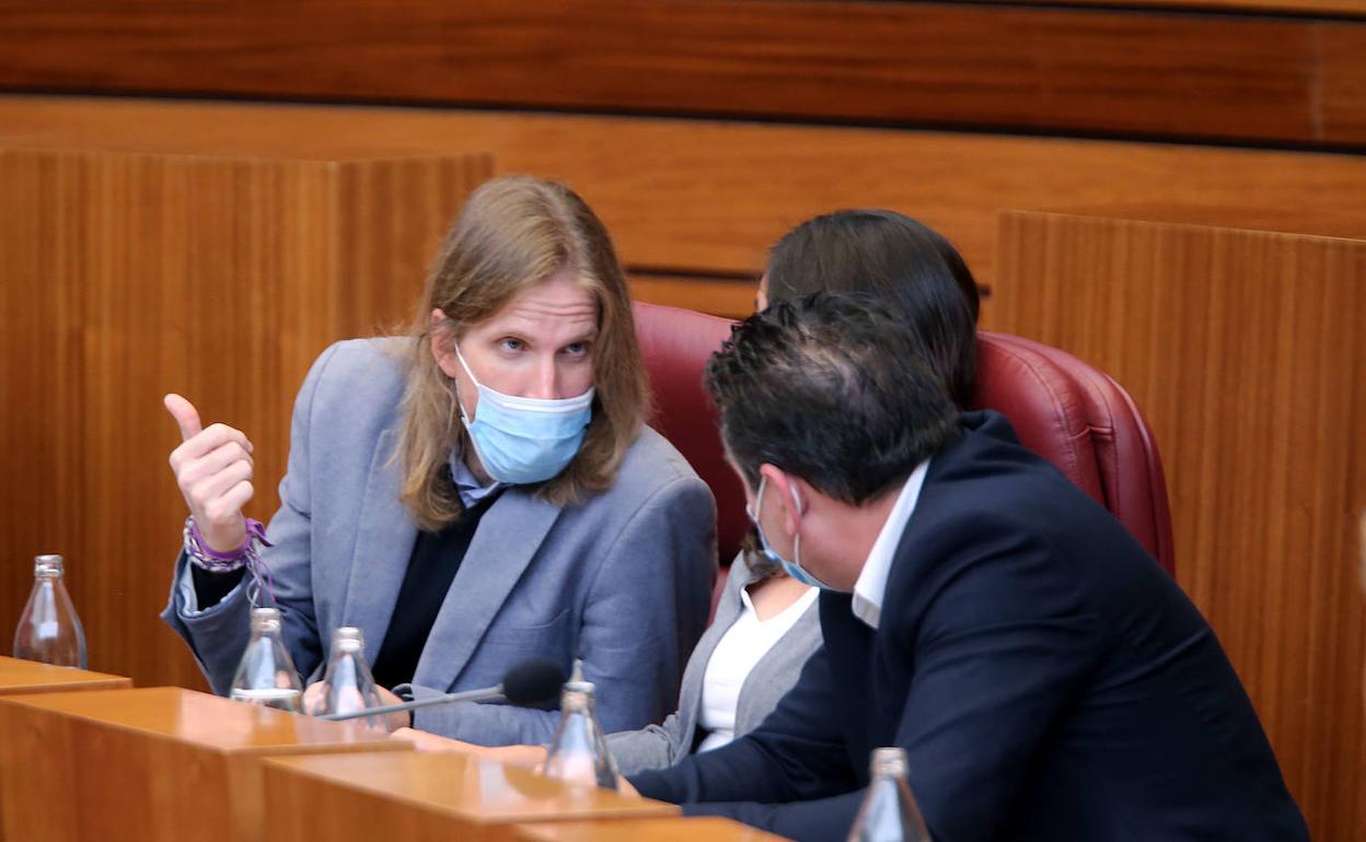 Pablo Fernández durante el Pleno.