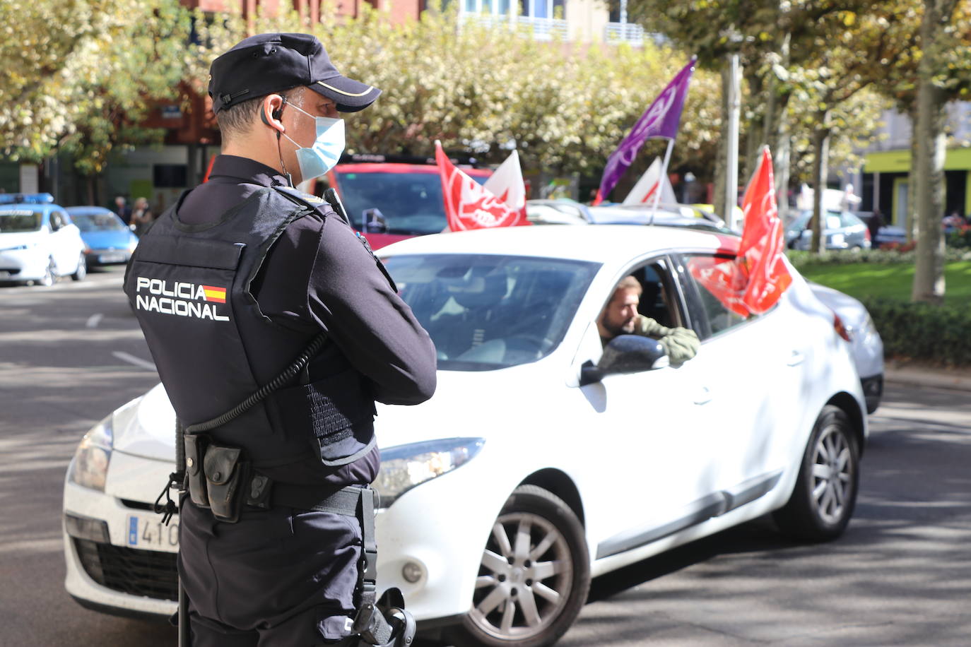 Fotos: Caravana de vehículos de Jupiter Bach contra el cierre