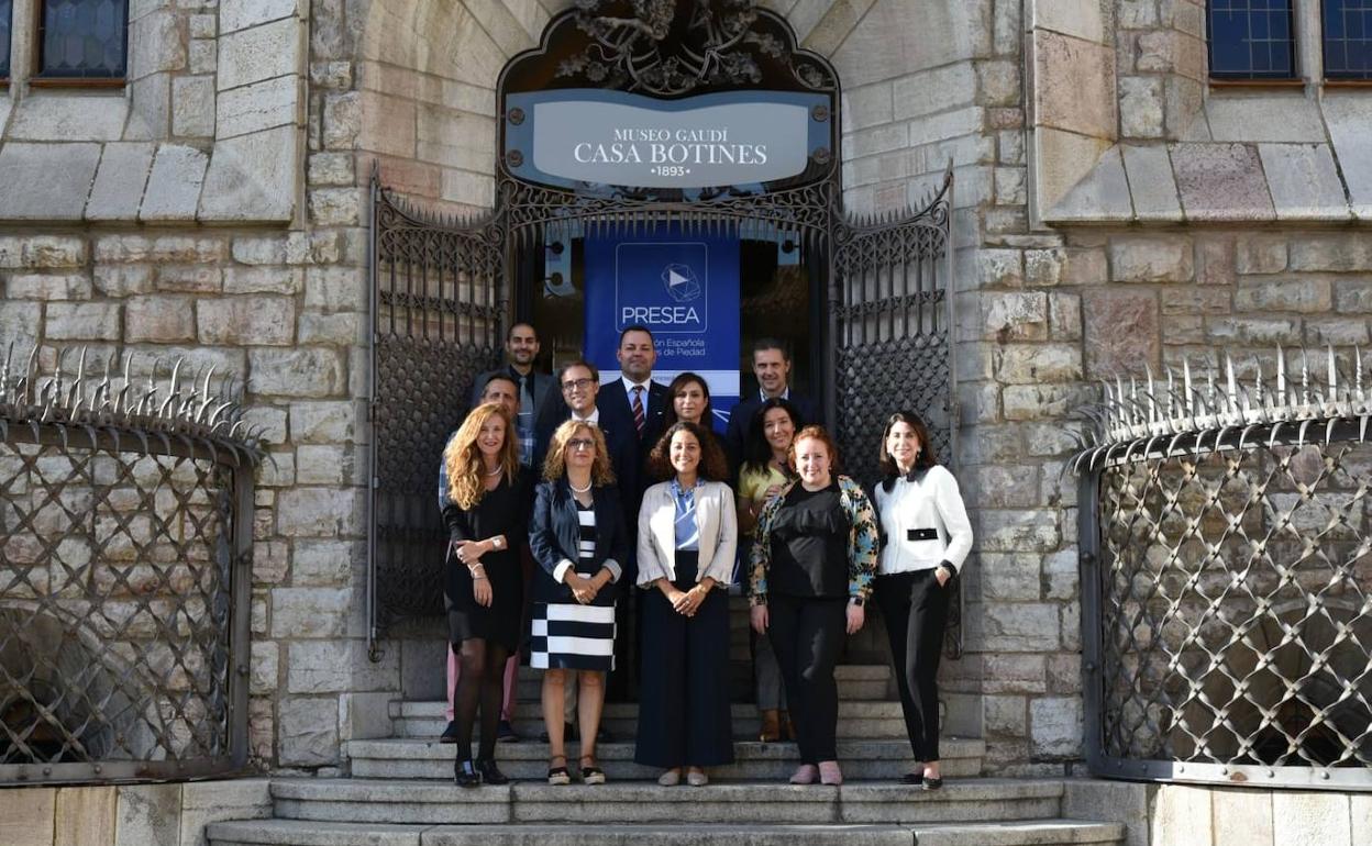 Miembros de PRESEA en la Asamblea de 2019 celebrada en la Casa Botines en León.