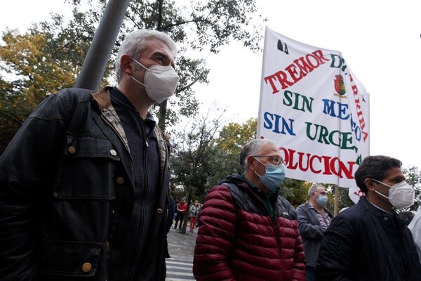 Manifestación en Ponferrada por el cierre de los consultorios médicos.