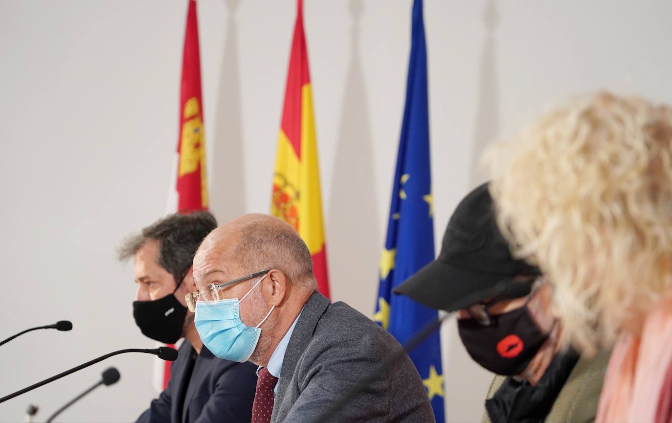 Imagen de Francisco Igea, vicepresidente de la Junta, en la presentación del Día del Cine y del Audiovisual de Castilla y León. 