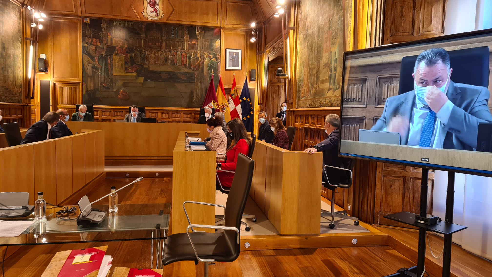 Sesión plenaria de octubre en el Palacio de los Guzmanes.