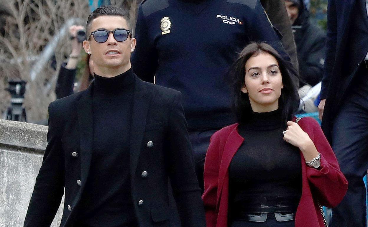 Cristiano Ronaldo y Georgina Rodríguez. 