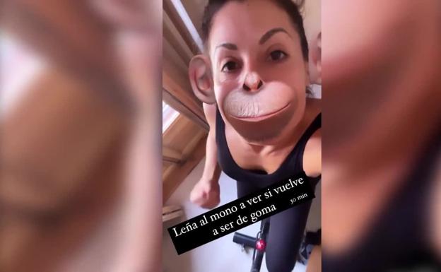 Nagore disfruta de un paseo otoñal y recupera su rutina de entrenamientos