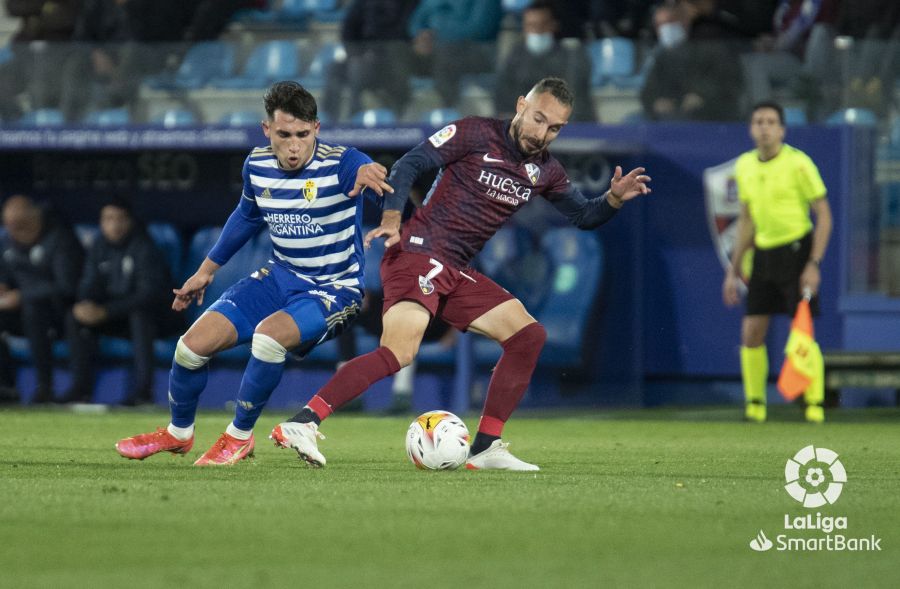 El conjunto berciano ha empatado ante el conjunto altoaragonés en la 14ª jornada de Segunda División 