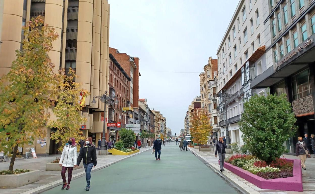 Avenida Ordoño II, donde se situarán los quiocos-bar. 