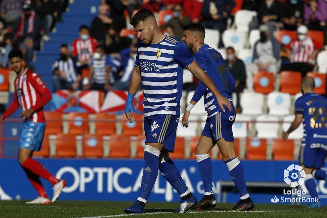 Encuentro disputado por el Lugo y la Ponferradina correspondiente a la Jornada 15 de la Liga Smartbank.