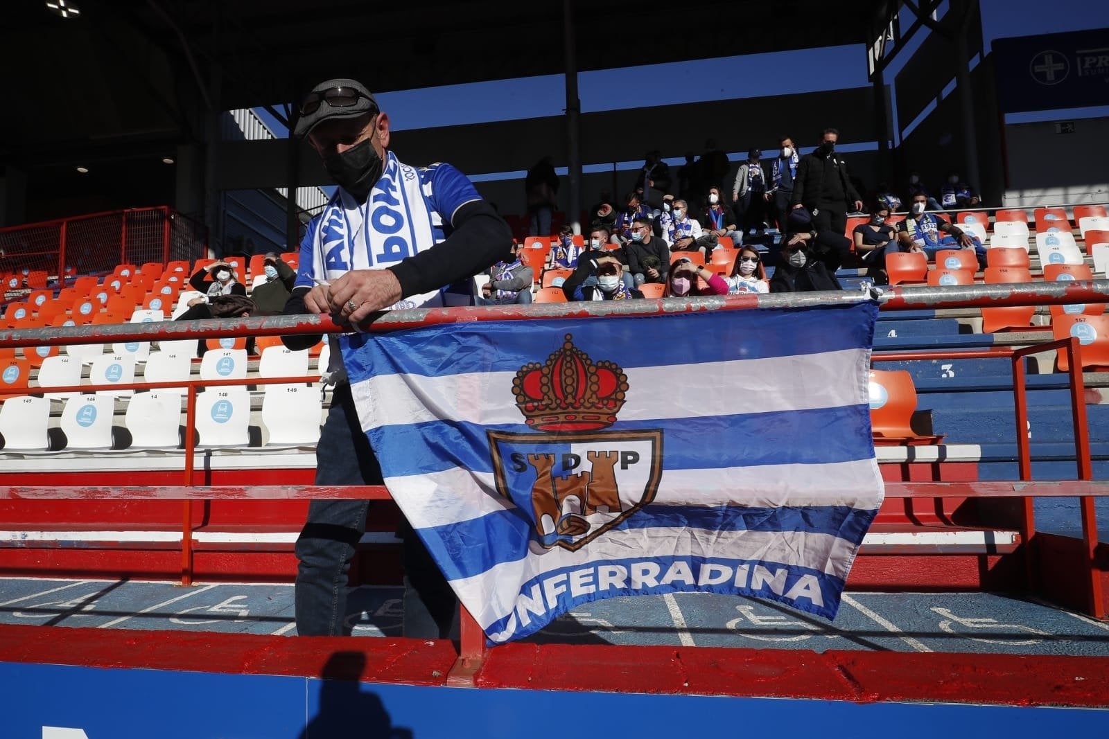 Encuentro disputado por el Lugo y la Ponferradina correspondiente a la Jornada 15 de la Liga Smartbank.