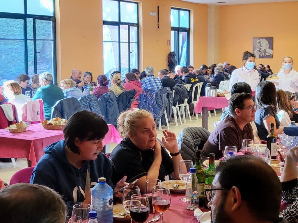 Los caminantes se reunieron en Valdefuentes del Páramo en su vigésima edición.