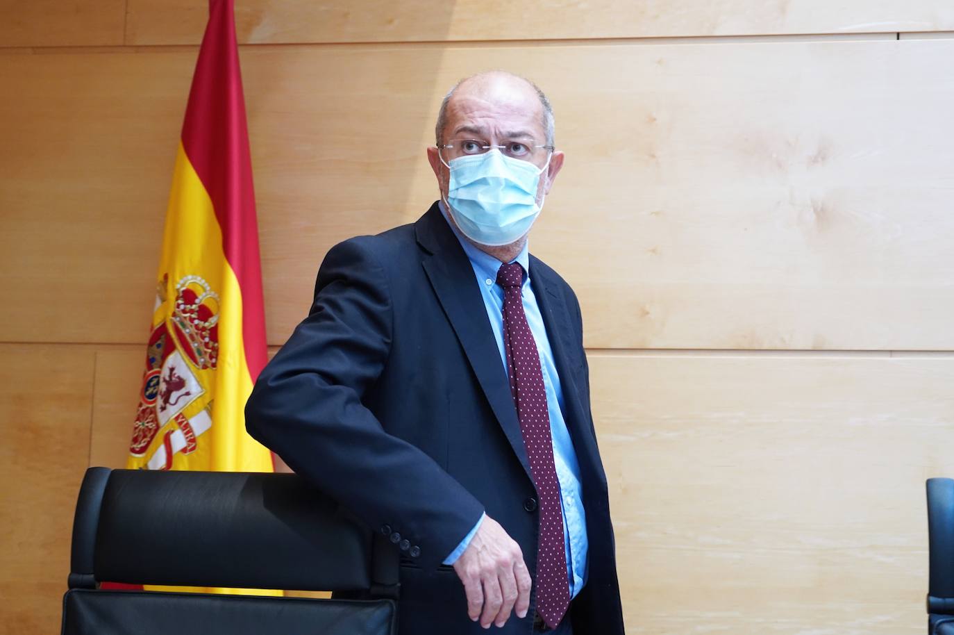 El consejero de Transparencia, Ordenación del Territorio y Acción Exterior, Francisco Igea, presenta los presupuestos para 2022 de su departamento ante la Comisión de Economía y Hacienda de las Cortes.