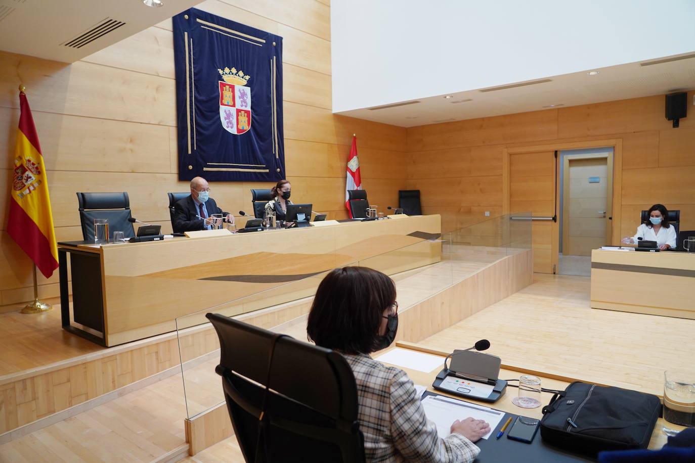 El consejero de Transparencia, Ordenación del Territorio y Acción Exterior, Francisco Igea, presenta los presupuestos para 2022 de su departamento ante la Comisión de Economía y Hacienda de las Cortes.