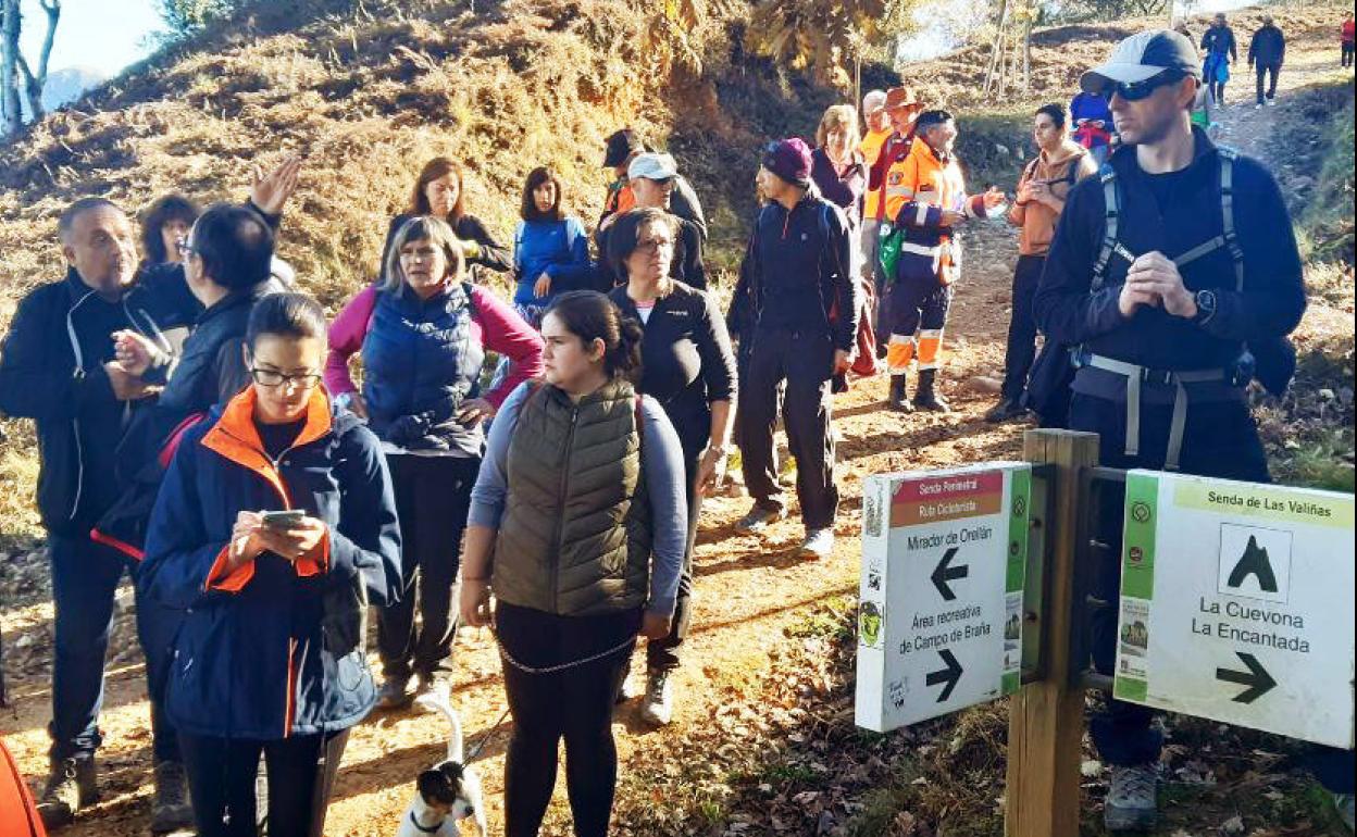 Ruta por la Calidad de la Castaña celebrada en Las Médulas. 