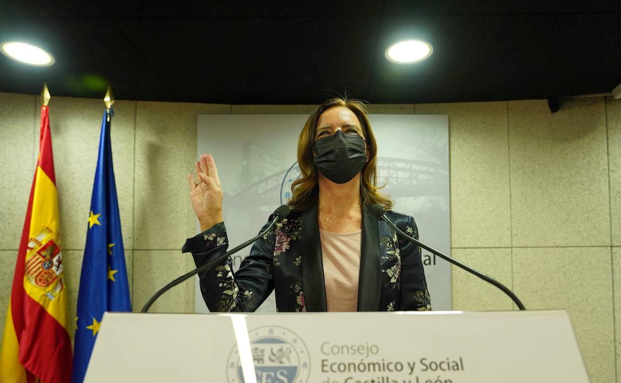 La consejera de Empleo e Industria de la Junta, Ana Carlota Amigo.