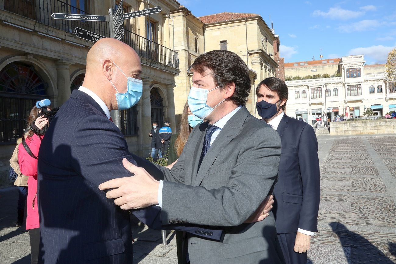 El presidente de la Junta, Alfonso Fernández Mañueco, rubrica el acuerdo de ampliación junto con el alcalde de la ciudad, José Antonio Diez | La inversión inicial asciende a 10 millones de euros | La Junta coordinará las expropiaciones y venta de parcelas. 