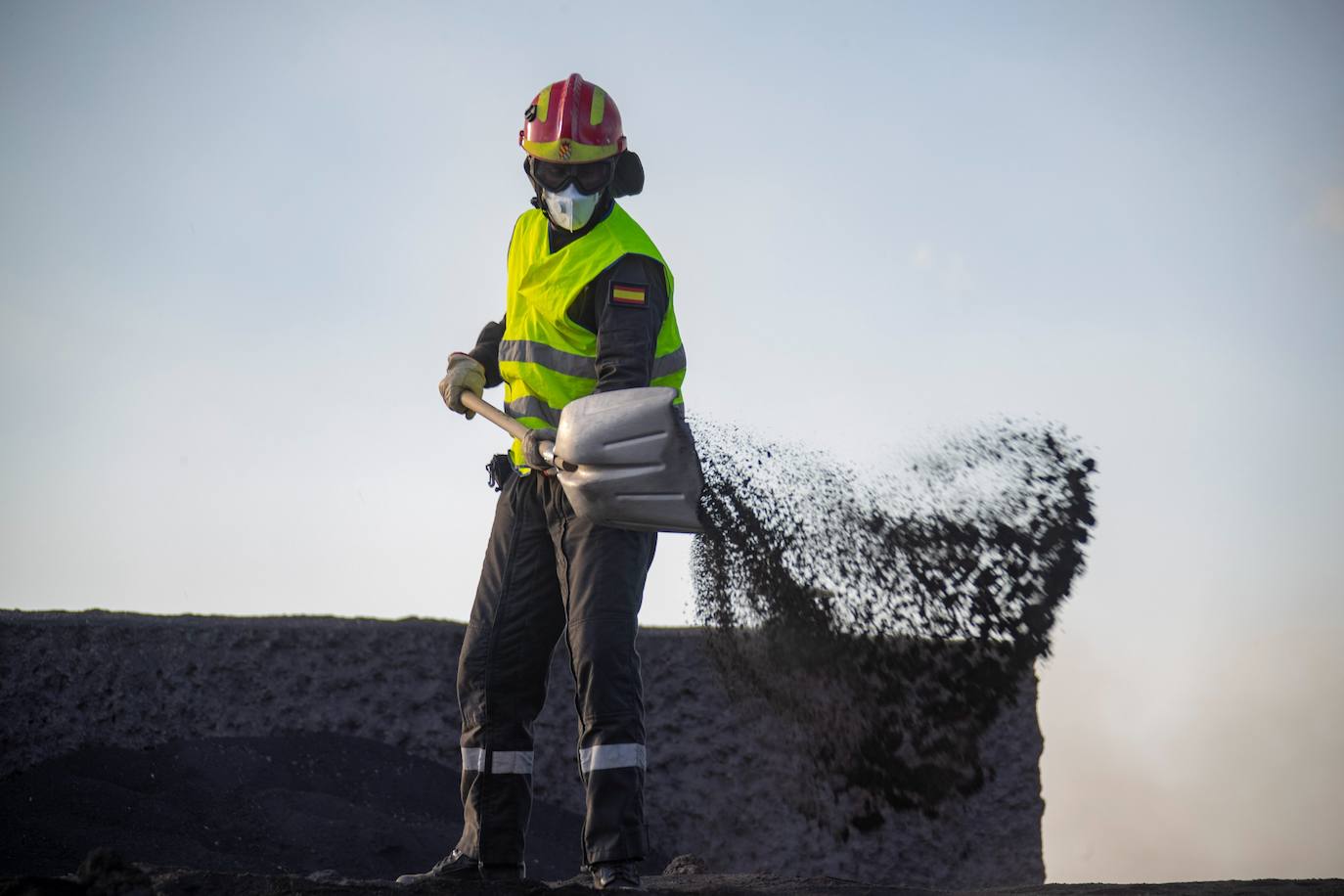 Equipo de la Ume desarrollando trabajos en la isla de Palma.
