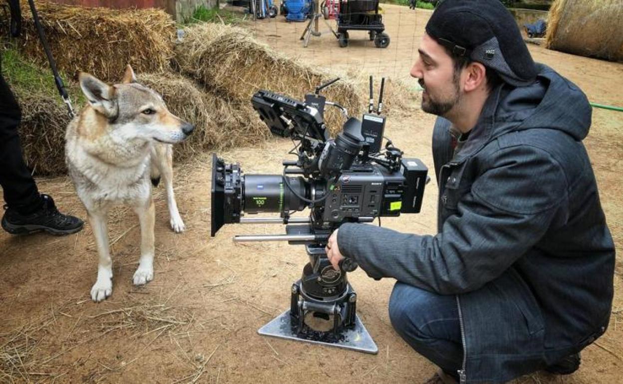 Grabación de una proyecto de cine.