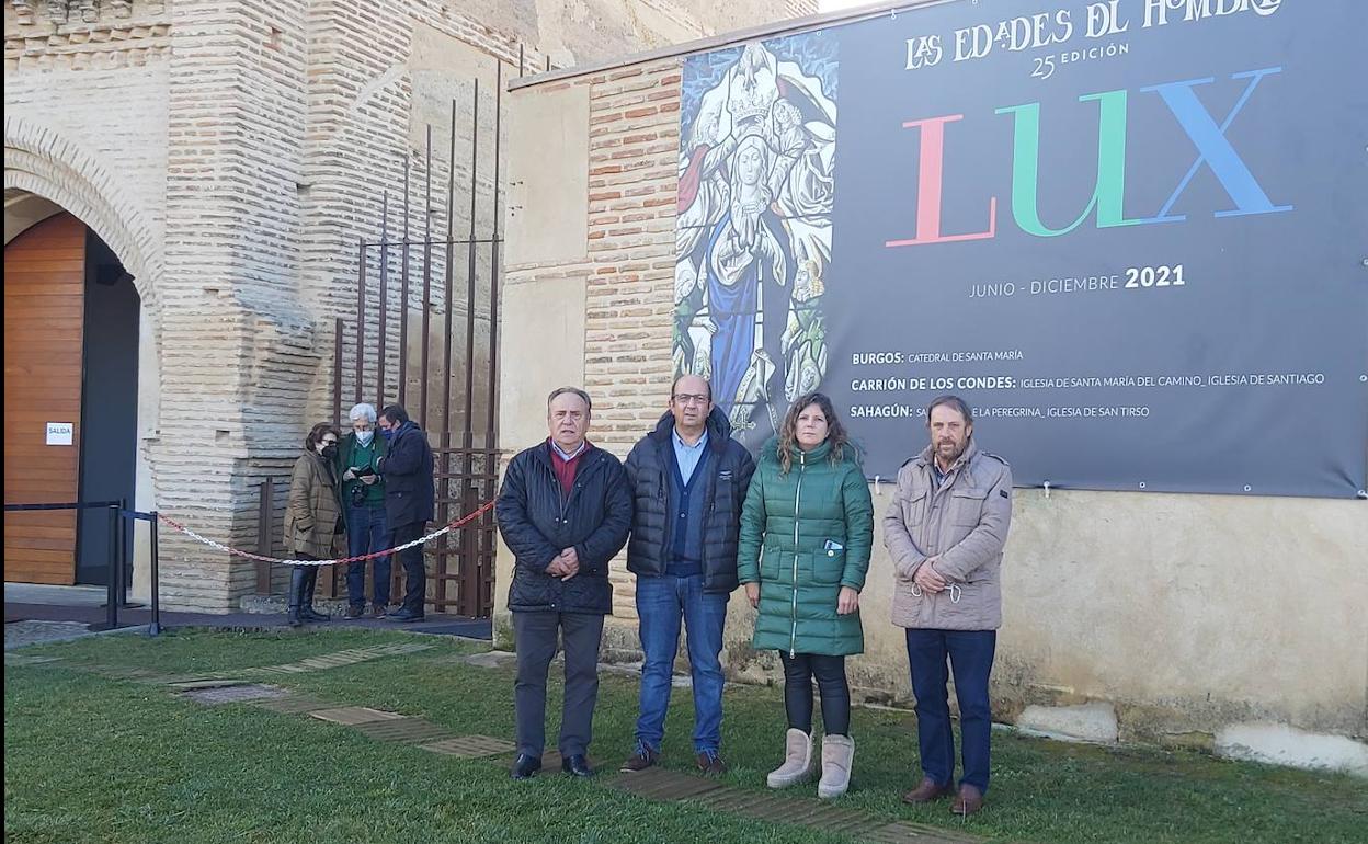 Los diputados del PP visita la instalación de Las Edades del Hombre.