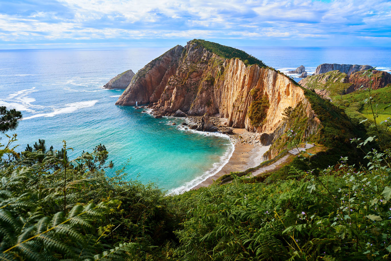 Playa del silencio, Asturias