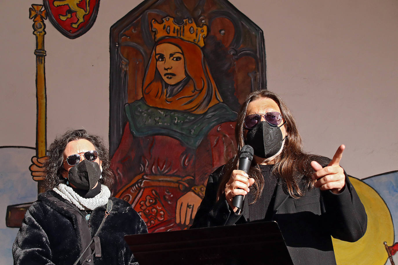 Fotos: Mural temático sobre el Reino de León