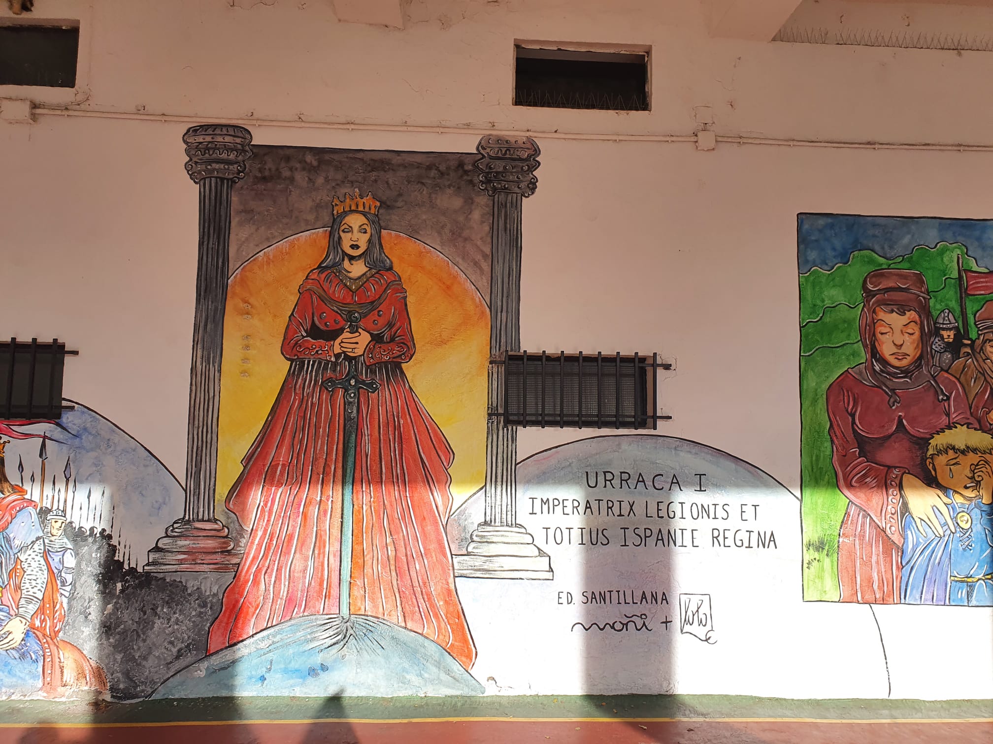 Fotos: Mural temático sobre el Reino de León