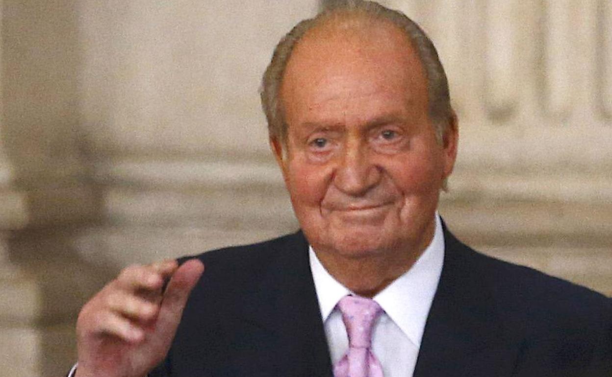 El Rey émerito,. Juan Carlos I.