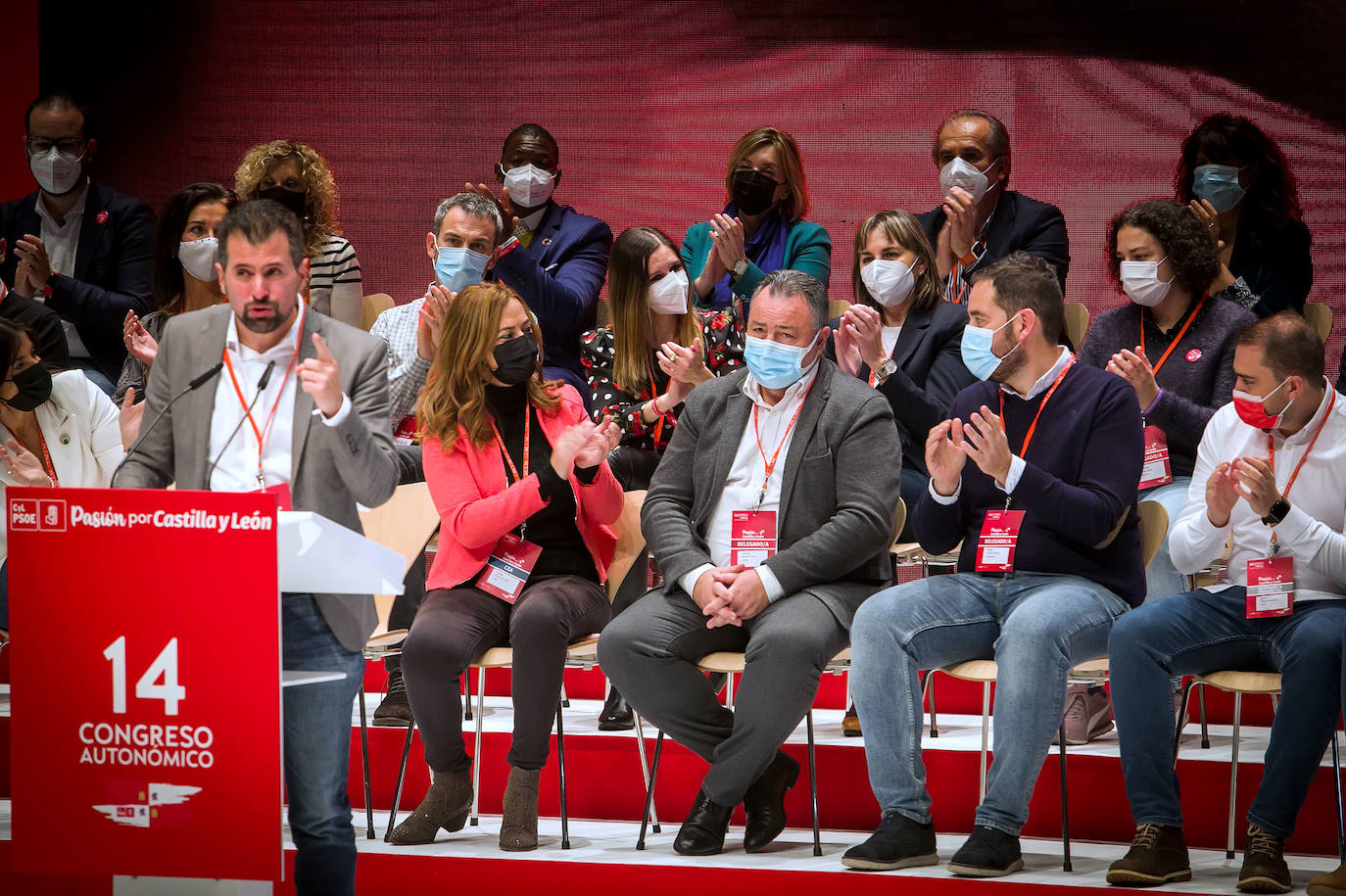 Tercera y última jornada del 14º Congreso Autonómico del PSOE de Castilla y León que se celebra en Burgos. 