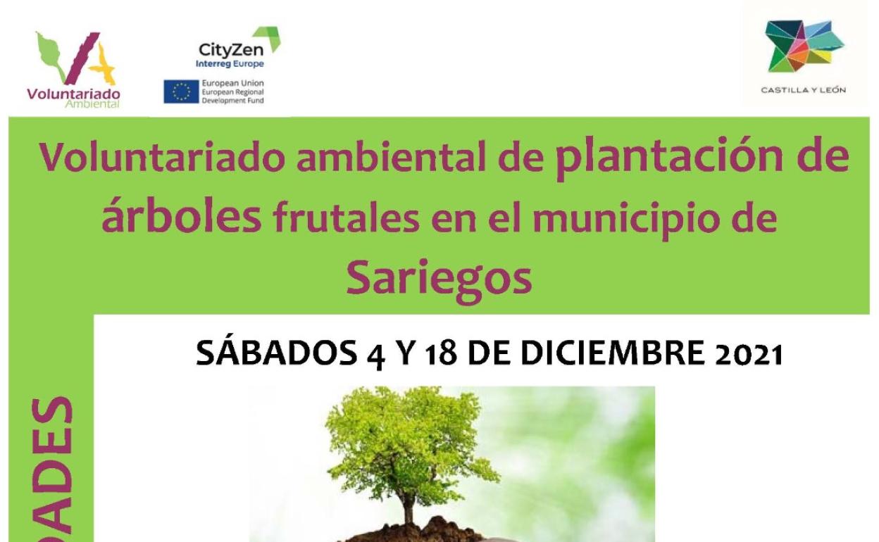 Sariegos lanza una iniciativa para replantar con frutales una escombrera en Azadinos