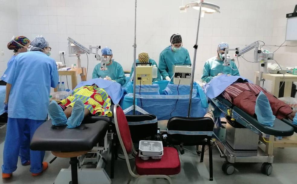 La misión humanitaria en una de sus acciones anteriores en el continente africano.
