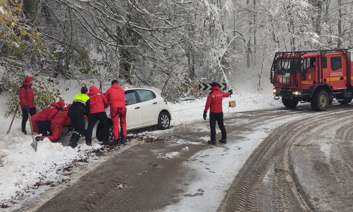 La Unidad Militar de Emergencias ha terminado sus ejercicios de instrucción en ambiente invernal