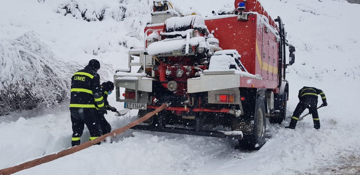 La Unidad Militar de Emergencias ha terminado sus ejercicios de instrucción en ambiente invernal