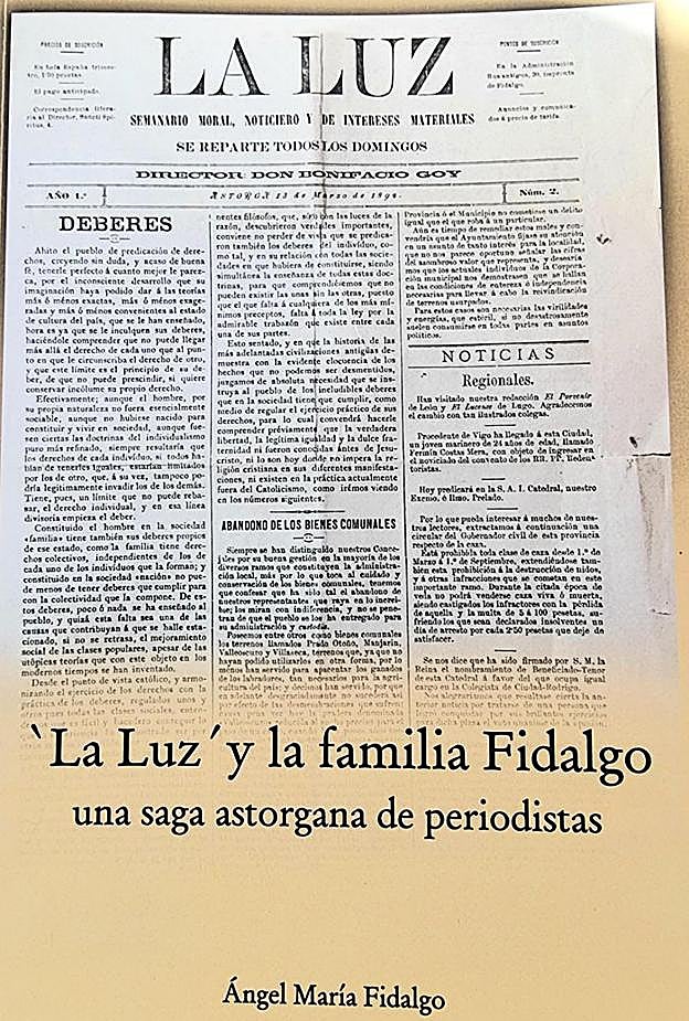 Imagen del libro publicado por Ángel María Fidalgo. 