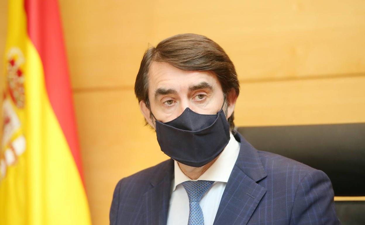 El consejero de Medio Ambiente de Castilla y León, Juan Carlos Suárez Quiñones.