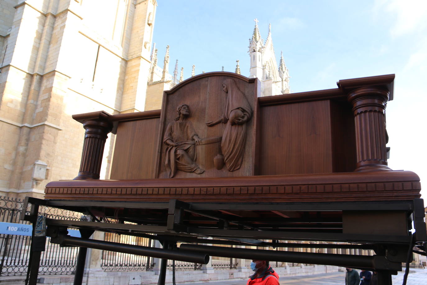 Los primeros pasos llegan en la mañana de este sábado al Museo de la Semana Santa de León.