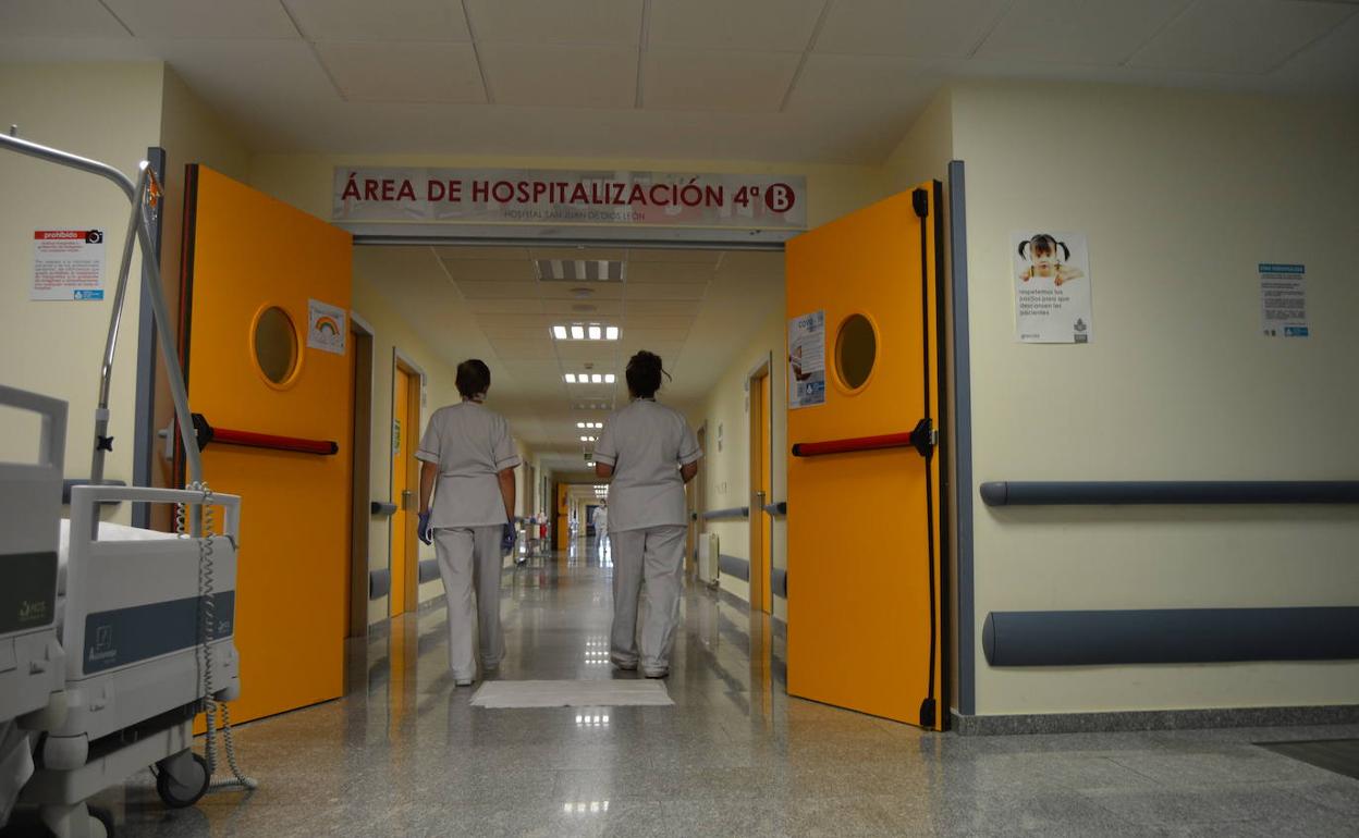 Pasillos del Hospital San Juan de Dios. 