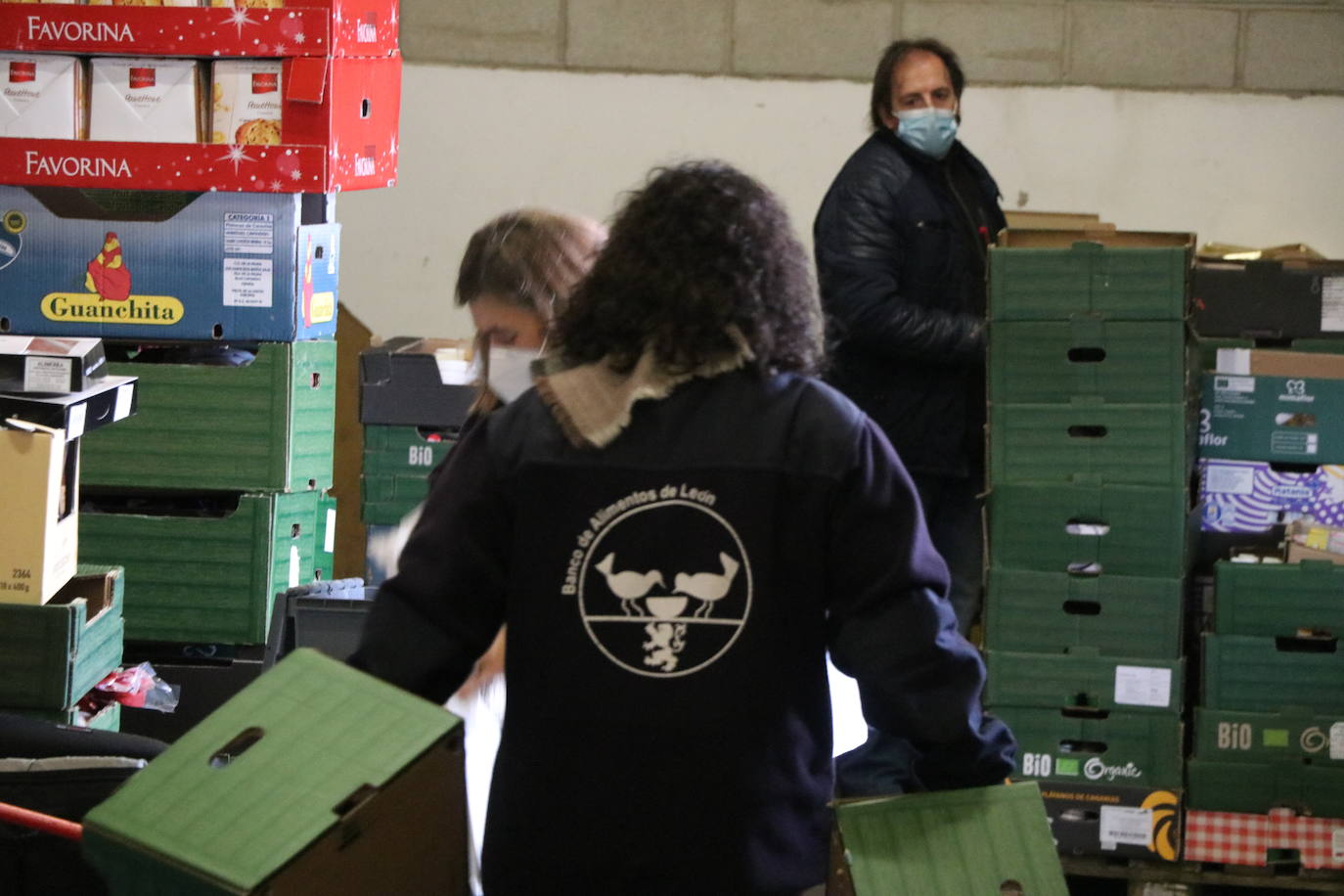 Desde el Banco de Alimentos de León señalan al sistema de donativos en caja como una de las causas de la disminución casi un 50% de lo recaudado respecto a 2020 y a la aparente 'nueva normalidad' que no es tal | Más de 1.000 familias se beneficiarán de estas donaciones fundamentales en fechas navideñas.