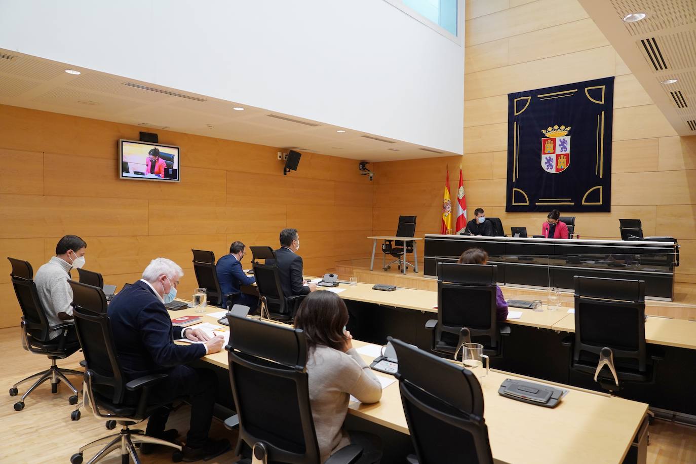 Comisión de investigación de las Cortes sobre las eólicas con las comparecencias del responsable de Ibervento, Javier Mozo Herrera, y el secretario general de la Asociación de Promotores de Energía Eólica de Castilla y León (Apecyl), Eugenio García Tejerina.