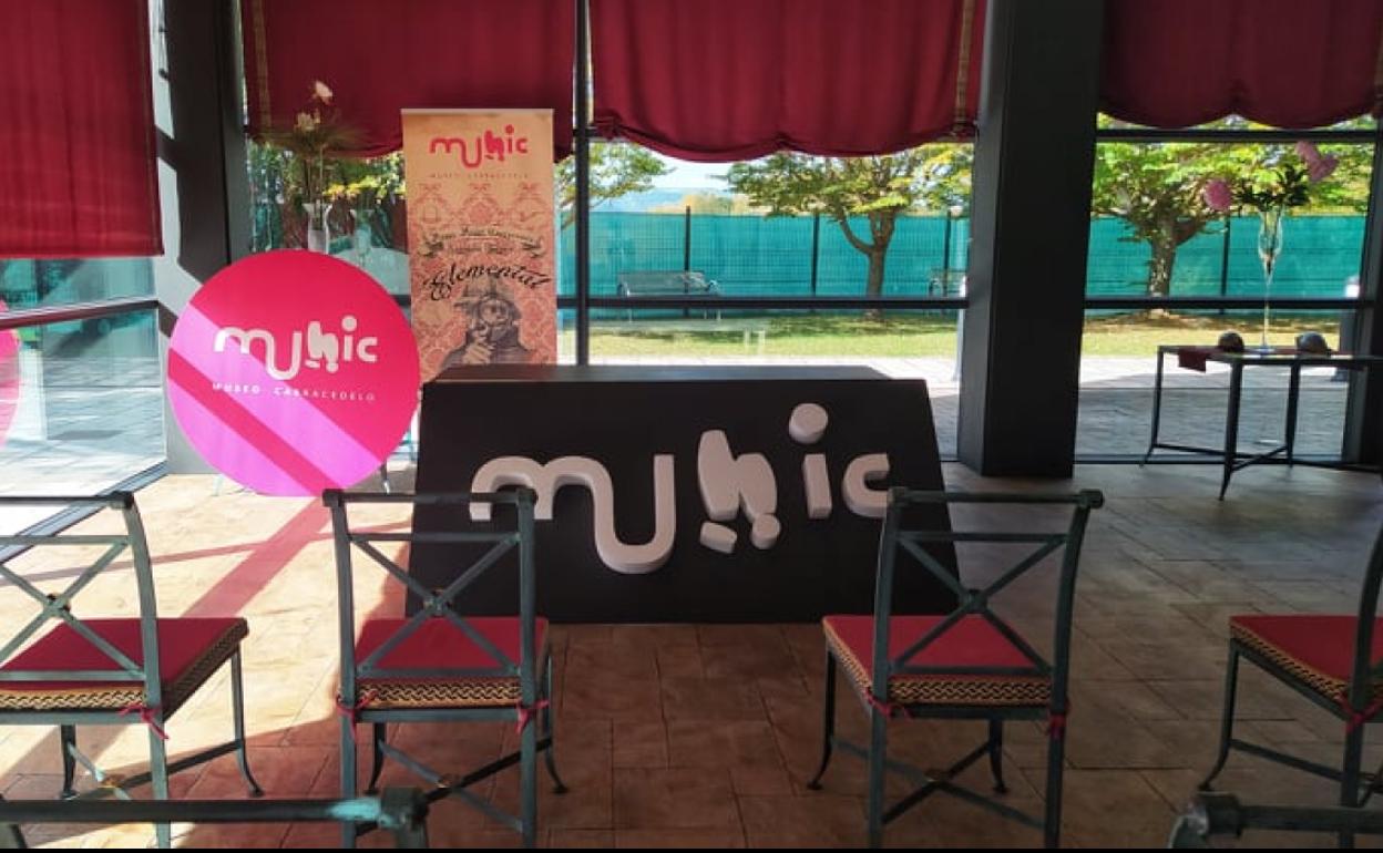 Sala de presentaciones del museo Munic de Carracedelo.