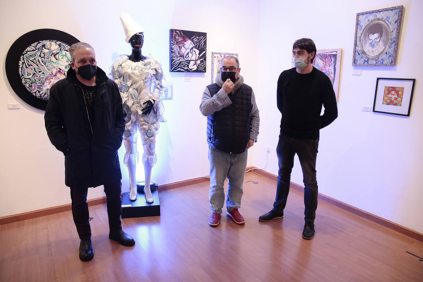 Presentación de la exposición 'Arte Bowie', de Carlos Luxor,