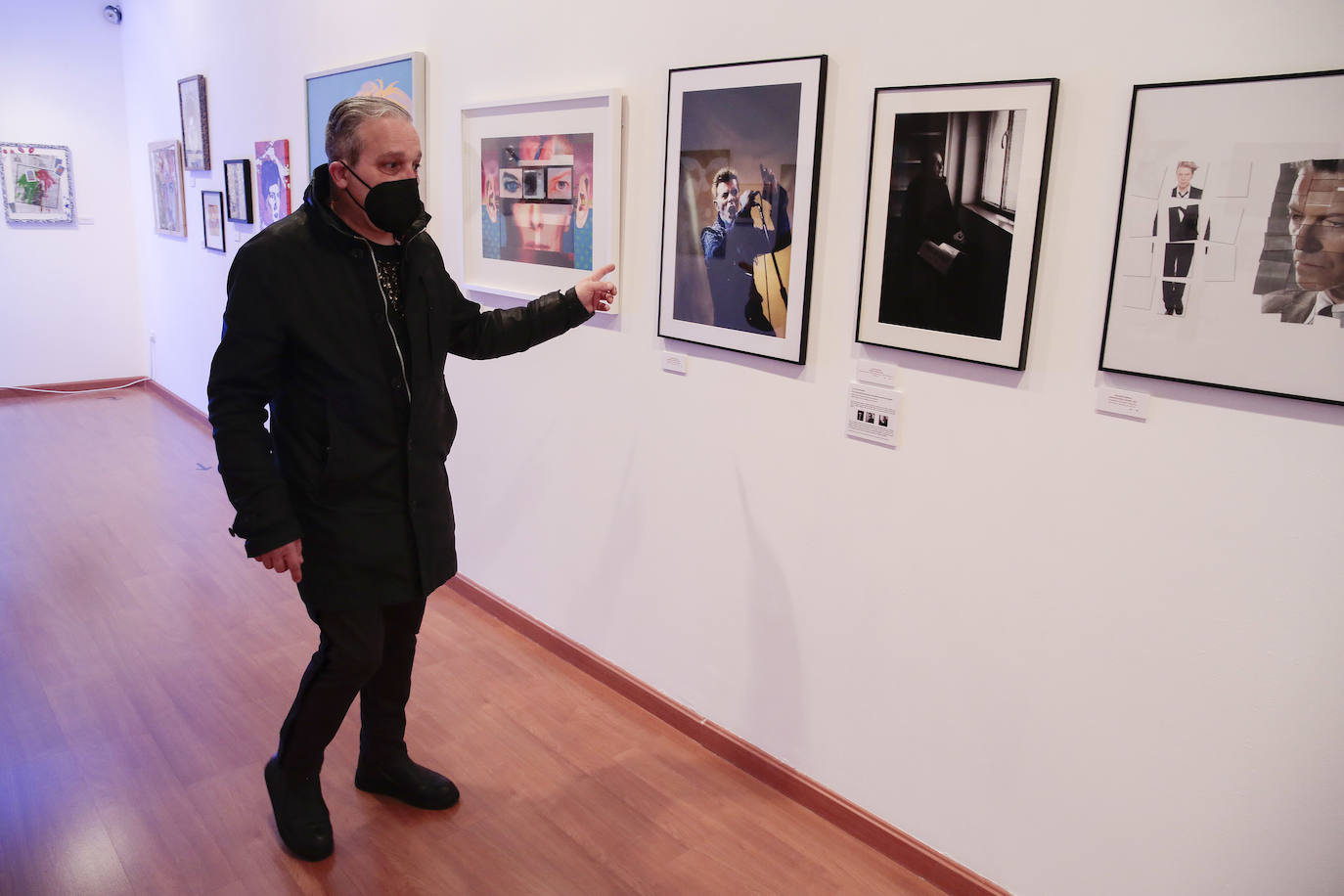 Presentación de la exposición 'Arte Bowie', de Carlos Luxor,