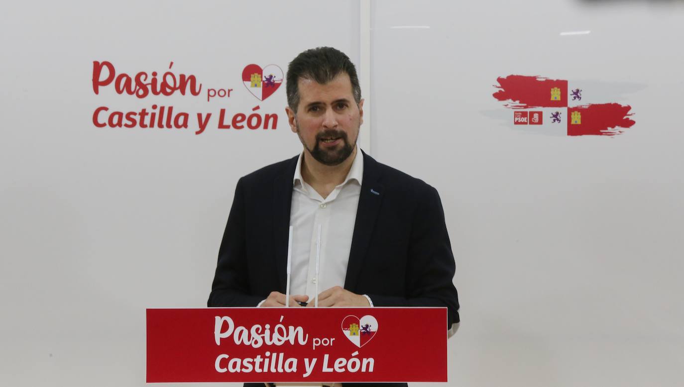 El secretario general del PSOECyL, Luis Tudanca, preside la reunión de la Comisión Ejecutiva Autonómica (CEA) del Partido Socialista.
