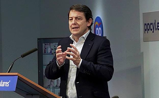 El presidente del PP de Castilla y León, Alfonso Fernández Mañueco, clausura el Comité Ejecutivo Autonómico de la formación.