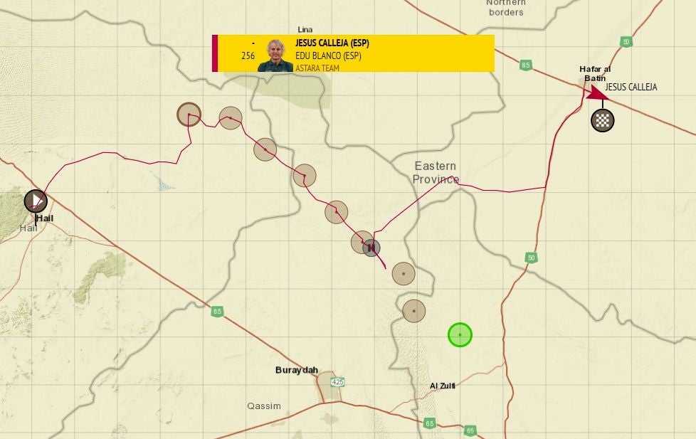 El leonés Jesús Calleja cambió se salíó de la ruta marcada en el punto de ruta número seis y evitó así pasar por otros tres 'waypoints'. El gráfico muestra, mediante los círculos marcados, la hoja de ruta diseñada por cada punto de referencia.