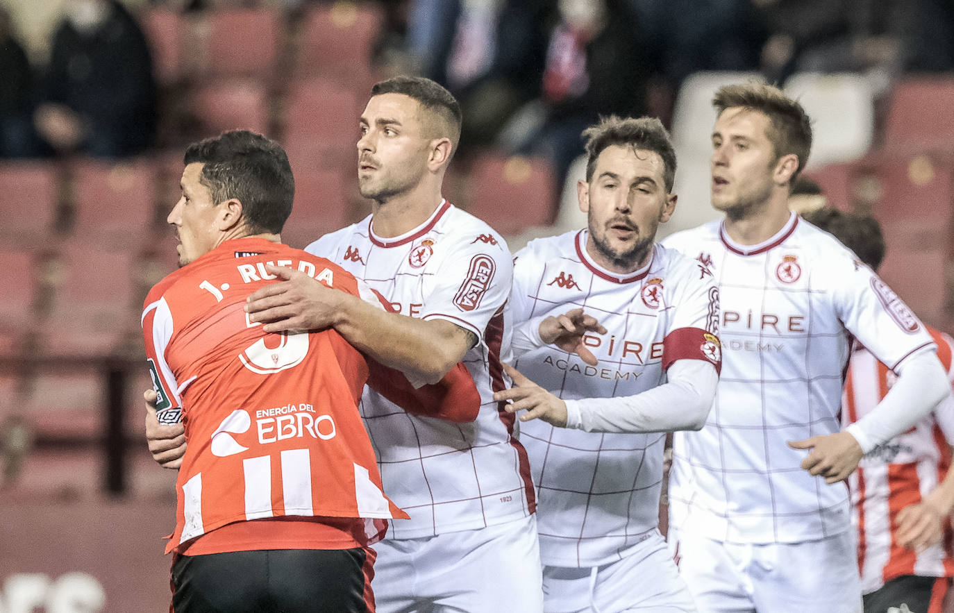 El conjunto leonés iguala sin goles en su vista a Las Gaunas para medirse a la UD Logroñés